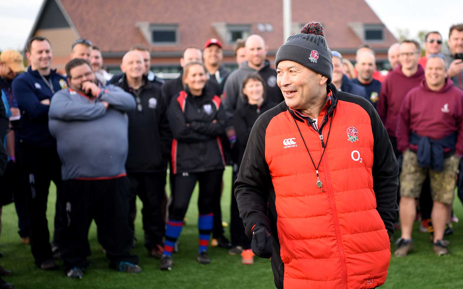 Eddie Jones at Cheshunt Rugby Club