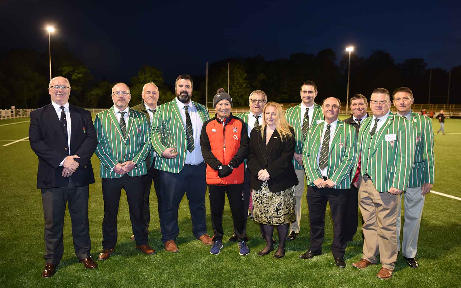 Eddie Jones at Cheshunt Rugby Club